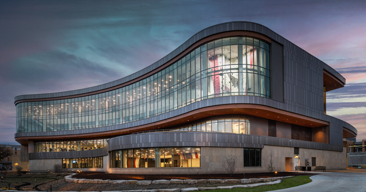 UW-Madison's Bakke Recreation & Wellbeing Center… – Kahler Slater